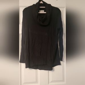 Women's Black Cowl Neck Sweater